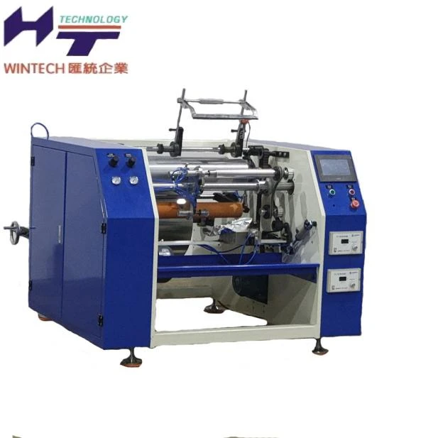 Three Shafts Aluminum Foil Rewinding Machine